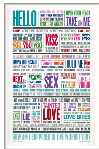Patrick King 'Love Story '60s '70s + '80s' Prints Available