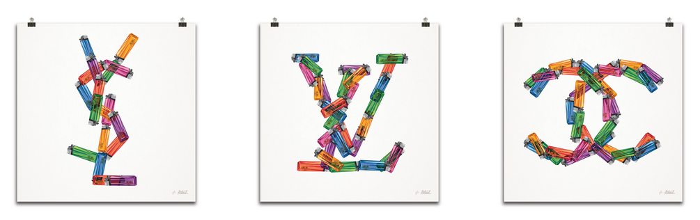Naturel 'LV', 'YSL' + 'Chanel' Prints Available - PostersandPrints
